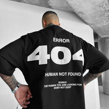Camiseta Oversized ERROR 404