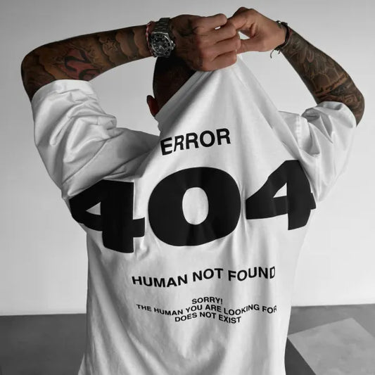 Camiseta Oversized ERROR 404
